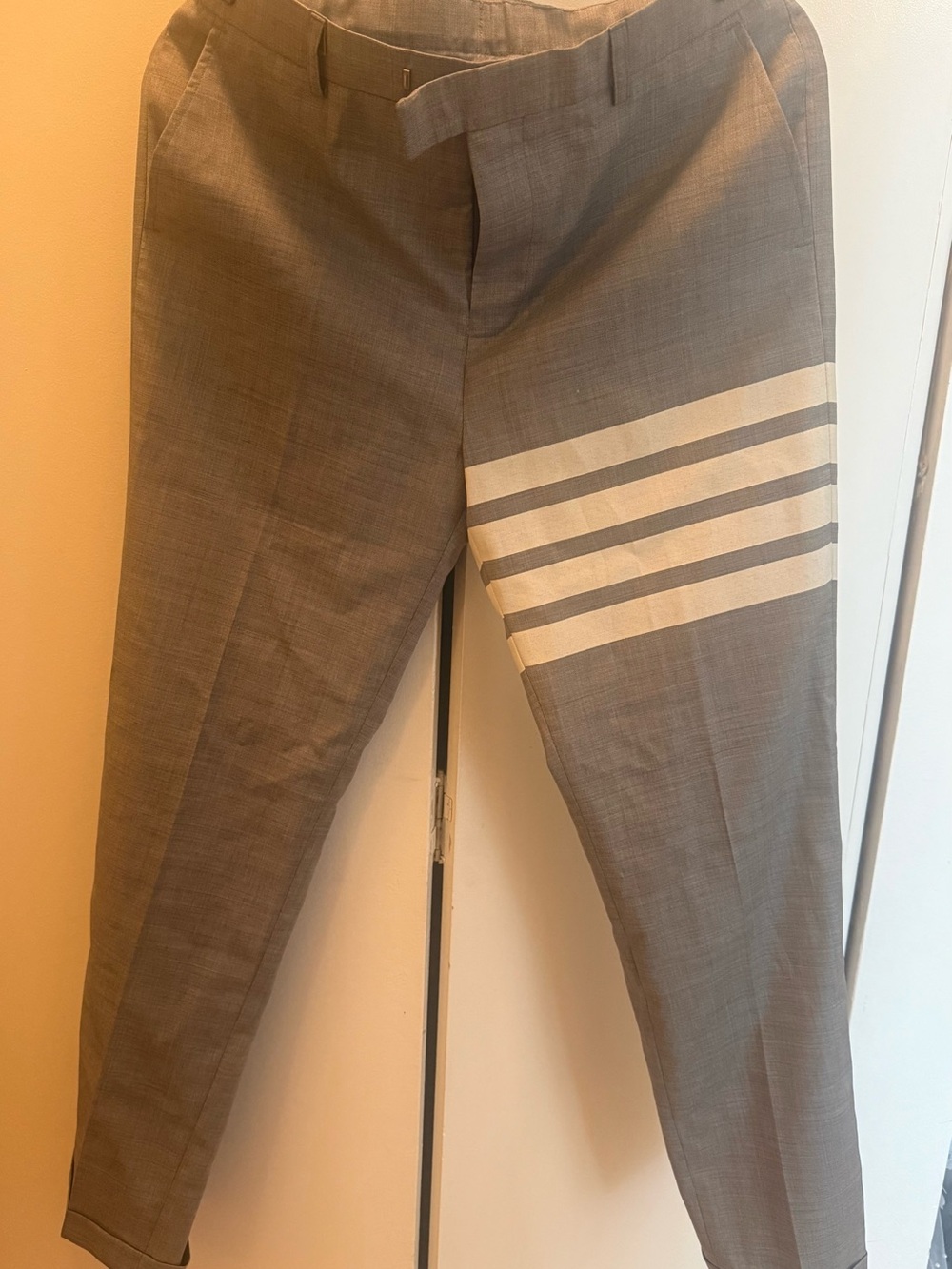 Thom Browne Mens gray pants